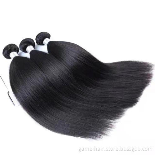 2021 Hot Selling 10A Malaysian Human Hair extensions 100% Raw Virgin Straight Hair Bundles for black women